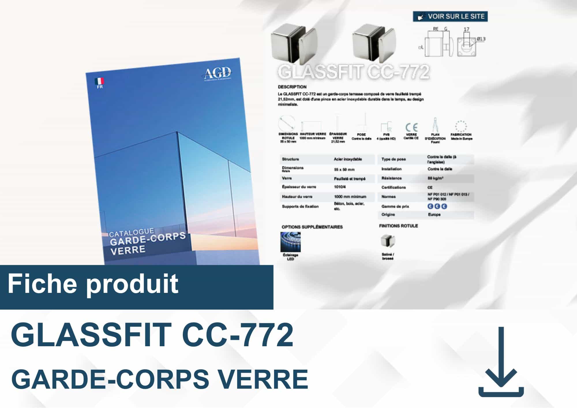 Fiche produit - GLASSFIT CC-772